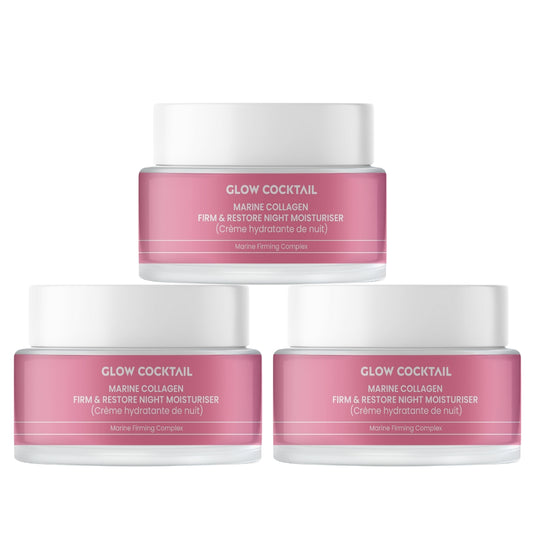 Marine Collagen Firm & Restore Night Moisturiser Trio